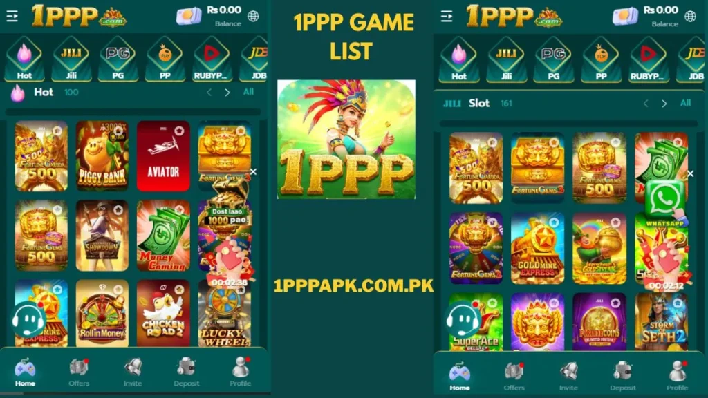 1PPP GAME LIST