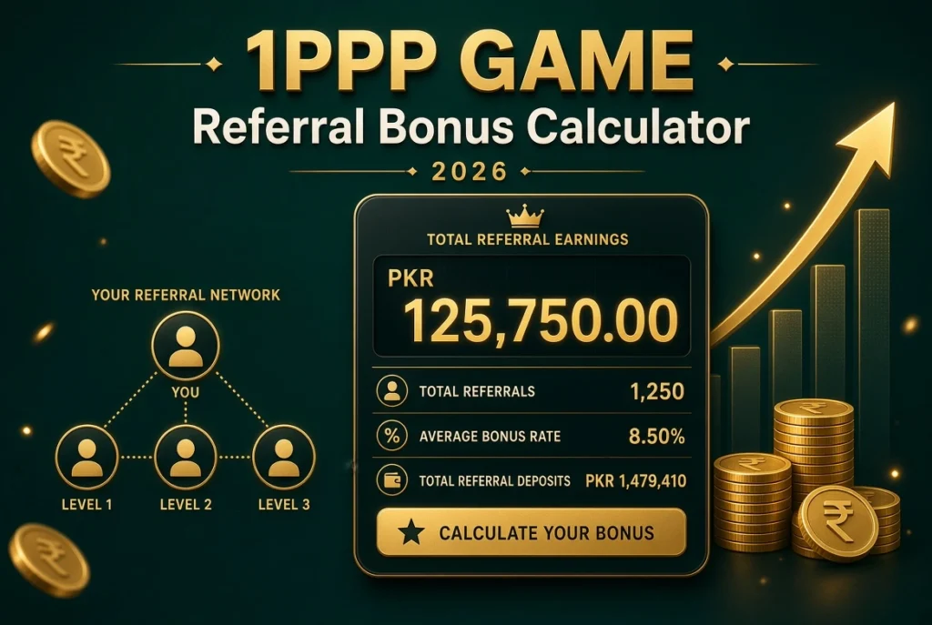 1PPP Game Referral Bonus Calculator 2026